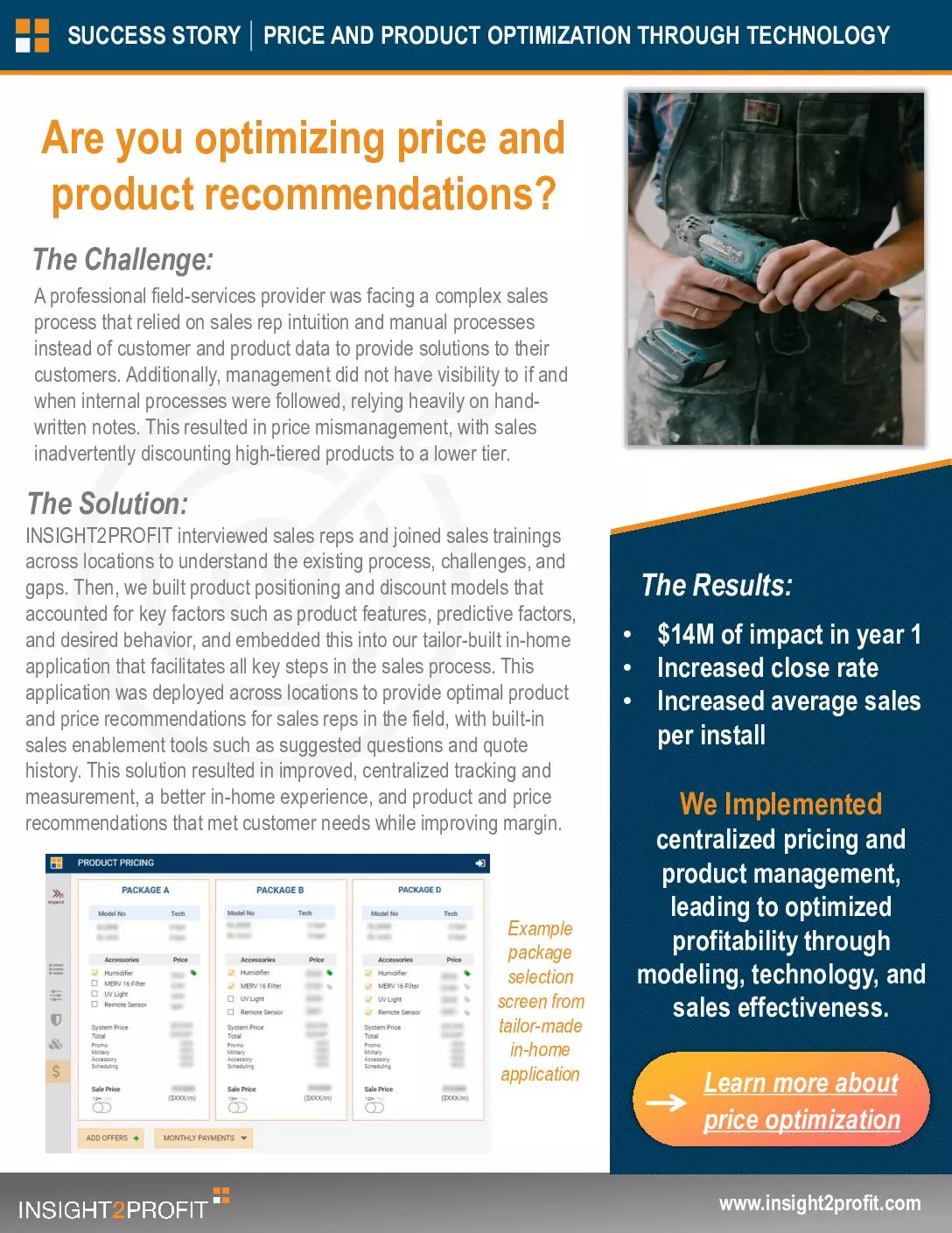 Price and Product Optimization
